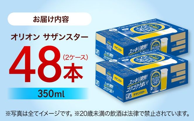 オリオン サザンスター 350ml (24缶×2ケース) オリオンビール 缶ビール ビール 350ml 48本 沖縄市 / 株式会社仲松商事[BCDA003]