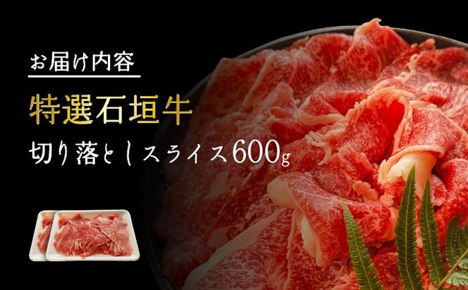 【2025年11月以降順次発送】希少な特選石垣牛をご家庭で！！切り落としスライス300g×2パック