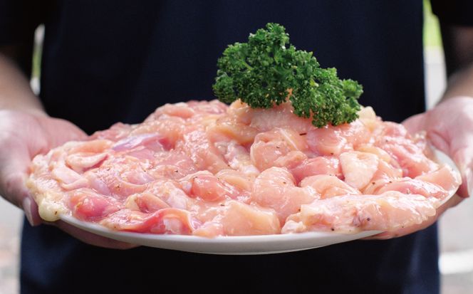 鶏味付焼肉(塩だれ味) 400g×5パック 合計2kg【冷凍】肉 鶏肉 小分け 味 焼き肉 焼肉 さつまいも鶏 鳥 薩摩 さつま 味付き バーベキュー【tnk202】