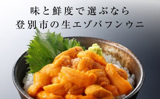 うに 極上 エゾバフンウニ 生うに 100g パック詰 | 雲丹 ウニ 高級 生ウニ 海産物 海鮮 ウニ丼 うに丼 人気 ふるさと納税 北海道 登別市