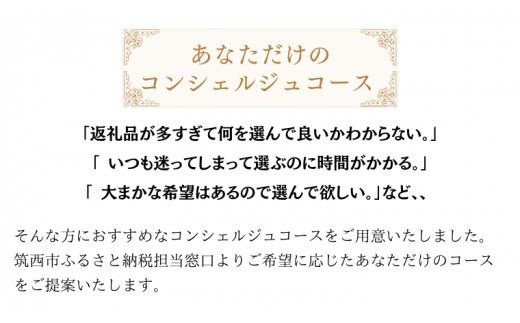筑西市厳選！ とっておきのお礼の品  あなただけの コンシェルジュ 100万円 コース オーダーメイド サービス [ZZ021ci]
