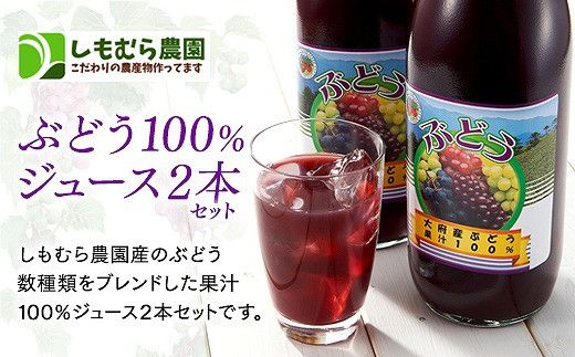 ぶどう100%ジュース2本セット 232238_C017-PR