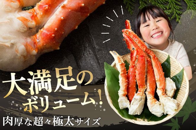 本 タラバガニ 脚 スリット入 約1.3kg 極太6Lサイズ ボイル済 [カネダイ 宮城県 気仙沼市 20564363] カニ かに 蟹 たらばがに たらば蟹 タラバ蟹 たらば タラバ ボイル 脚肉 スリット 訳あり