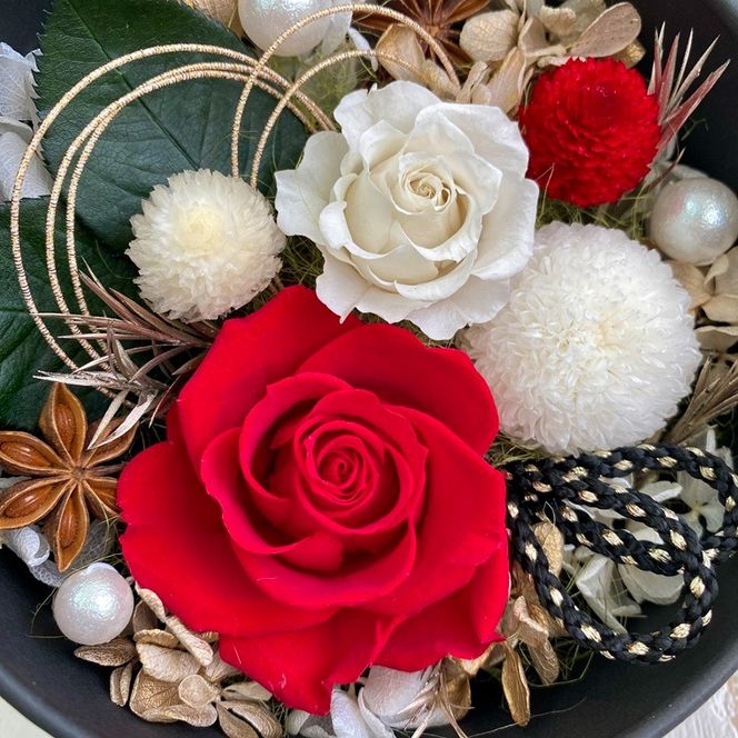 プリザーブドフラワー　美織（みおり）　春日部市　シュガーパイン(AJ243)