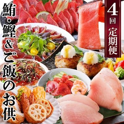 定期便(1年で4回配送)まぐろ・かつお&ご飯のお供 EE-0043 【1166764】