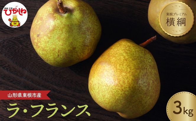 【2026年産】洋なし「【横綱】ラ・フランス」 3kg よってけポポラ提供 hi003-169