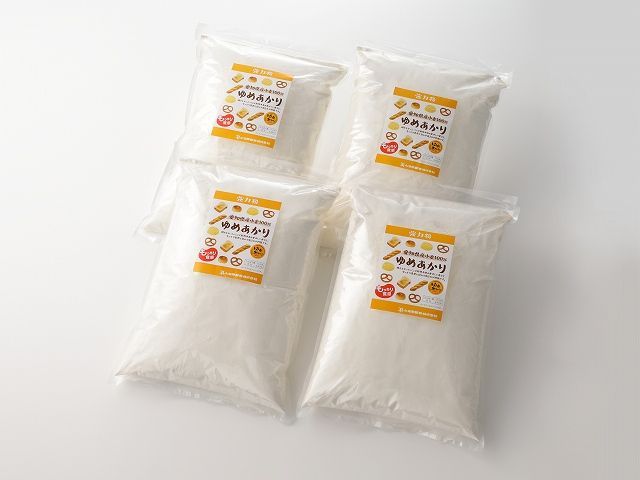 愛知県産 パン用 小麦粉 ゆめあかり 2.5kg × 4袋 計 10kg 6回 国産 強力粉 ブランド 小麦 強力系小麦粉 ふわふわ もっちり 甘味 チャック付き パン ホームベーカリー ベーグル 食パン お取り寄せ 愛知県 碧南市 送料無料 H008-292