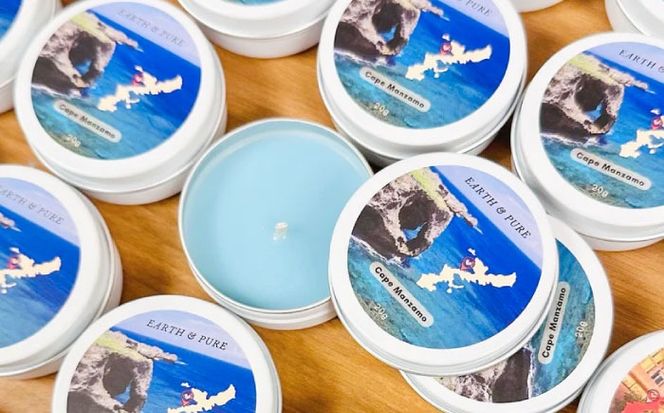 ふるさと納税限定 フレグランスキャンドル 『沖縄シリーズコンプリートボックス』 キャンドル おしゃれ ルームフレグランス アロマキャンドル ギフト 沖縄市 / Earth & Pure[BCDJ010]