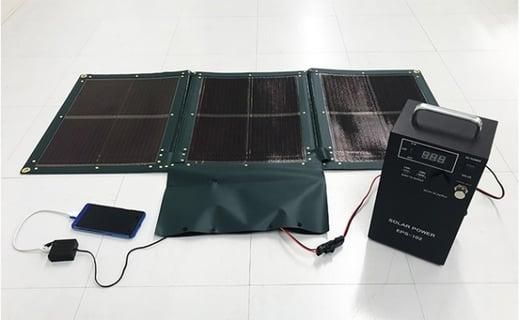 折り畳み式ソーラーパネルと蓄電池【picoGrid+】【9月30日受付終了】【nabe0002】