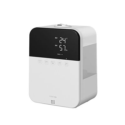 加湿器 卓上 ハイブリッド HDK-35-W ホワイト アイリスオーヤマ 加湿器 超音波×加熱式 ハイブリッド型 アロマ加湿器 オフィス リビング 寝室 お手入れ簡単 清潔 静音 おしゃれ かわいい タイマー付き リモコン付き コンパクト