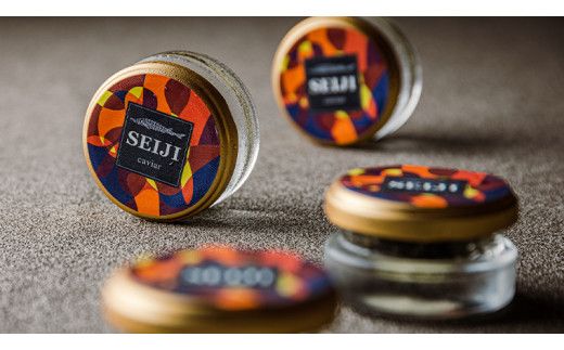SEIJI caviar ( キャビア ) 30g × 4個 贅沢 高級 国産 魚卵 魚介類 世界三大珍味 CAVIAR 贈答用 ギフト 贈り物 記念日 冷凍 [DJ017us]