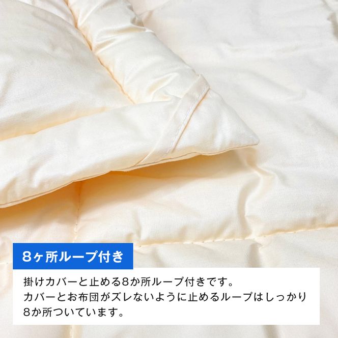 清潔掛ふとん 洗えるインビスタ ダクロン 肌掛布団 日本製 SL ふわもち1507