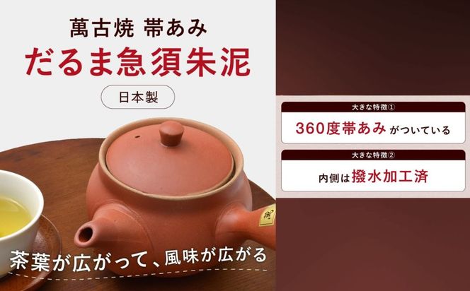 【萬古焼（ばんこやき）】朱泥急須 内山製陶所-[G729] 