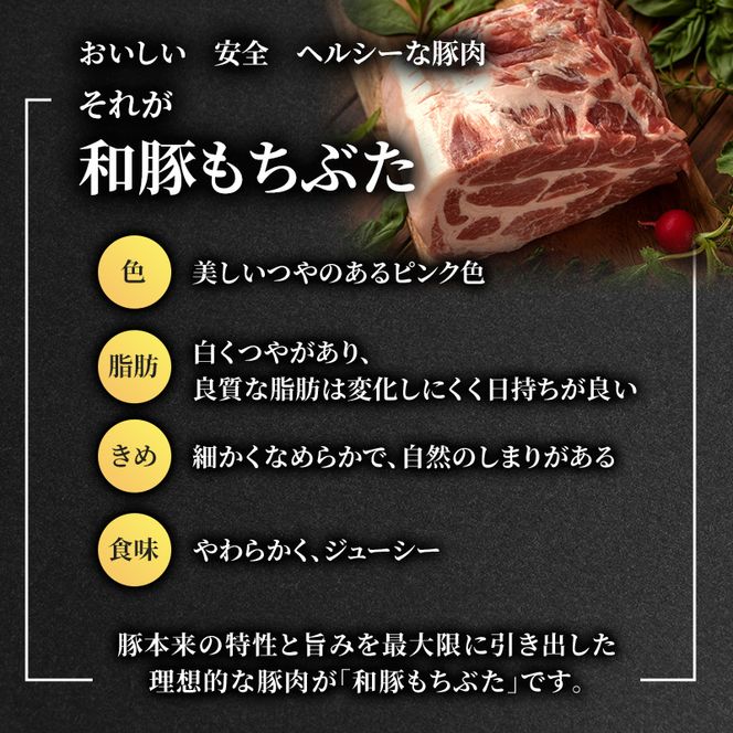 もちぶた 詰め合わせ 肩ロース バラ しゃぶしゃぶ ハム ベーコン 角煮 豚肉