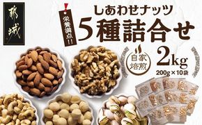 栄養豊富!ナッツ5種詰合せ2kg_18-9002