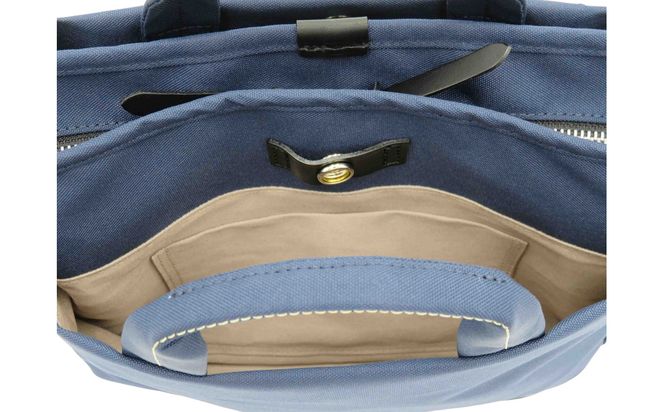 エコステップ手付きショルダーバッグ(No.4008-60) ネイビー / 2way ショルダーバッグ トートバッグ 肩掛け 手持ち 軽量 撥水 メンズ レディース バッグ かばん カバン 鞄 日本製 木和田