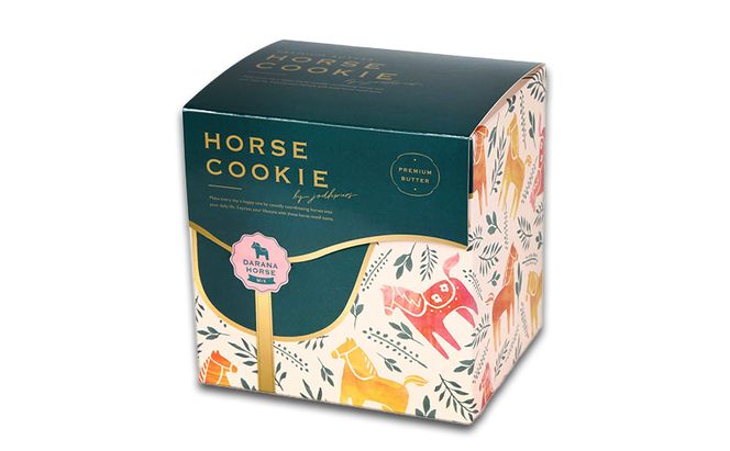 ダーラナホースクッキー5枚入り1箱ミックスセット お菓子 焼菓子 おやつ 手土産 プレゼント ギフト 動物 アニマル アニマルクッキー 馬のクッキー かわいい 