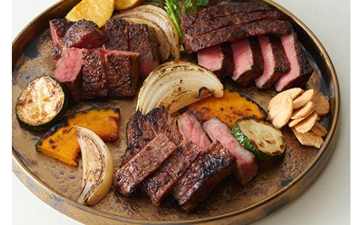 【寛閑観】近江牛豪華ステーキセット 580g（冷蔵）【FR24W1】