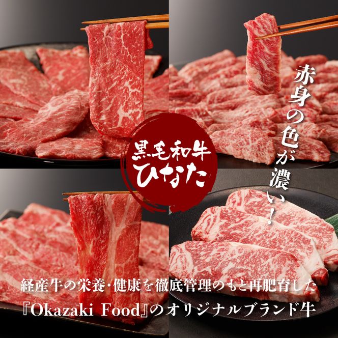 4回定期便 宮崎県産 ブランド牛「黒毛和牛ひなた」 K34_T002_1