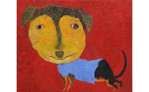 アーティストが描く愛しいペットのポートレート　F30号 142069_DK013