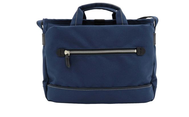 エコステップ手付きショルダーバッグ(No.4008-60) ネイビー / 2way ショルダーバッグ トートバッグ 肩掛け 手持ち 軽量 撥水 メンズ レディース バッグ かばん カバン 鞄 日本製 木和田