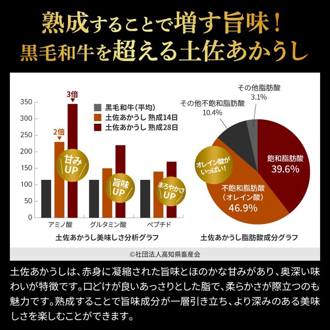 土佐あか牛協会が認定する「土佐熟成あかうし」特選赤身ブロック 500g エイジングビーフ 赤身 牛 ブロック 国産 あか牛 赤牛 肉 牛肉 和牛 人気 老舗焼肉店 冷凍 新鮮 真空パック 高級 お祝い 高知 高知県 芸西村 故郷納税 28000円 返礼品 贈り物 贈答 ギフト