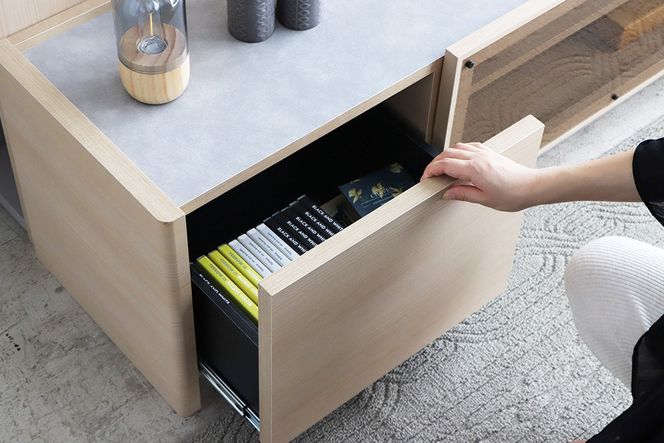 【東馬家具】シルト 180TV NA【TVボード リビング 収納 国産 ふるさと納税】(H060700)