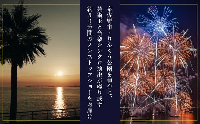 099H4787 大阪芸術花火2026 観覧チケット マーブルビーチサイド ビーチイス席