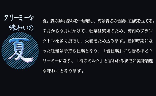 定期便 4回 季節によって味が違う！春夏秋冬「 牡蠣 」 【配送不可：沖縄・離島】 魚貝類 生牡蠣 かき マルえもん