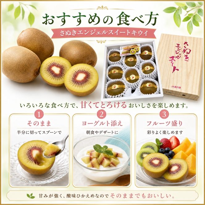 【 小豆島 】 さぬきエンジェル スイートキウイ 約1kg 化粧箱 フルーツ 果物 キウイ キウイフルーツ さぬき くだもの 国産 香川 香川県 土庄 土庄町