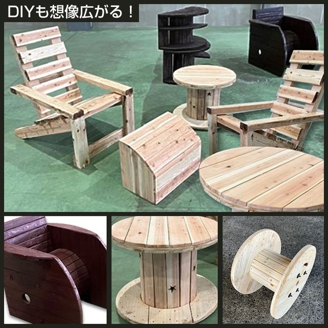 169-56-002　新規木製ドラム（小）【 茨城県 日立市 】