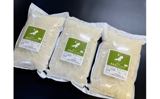 【新米受付・令和8年産米】新潟県村上市岩船産 コシヒカリ15kg（5kg×3袋）1099015N