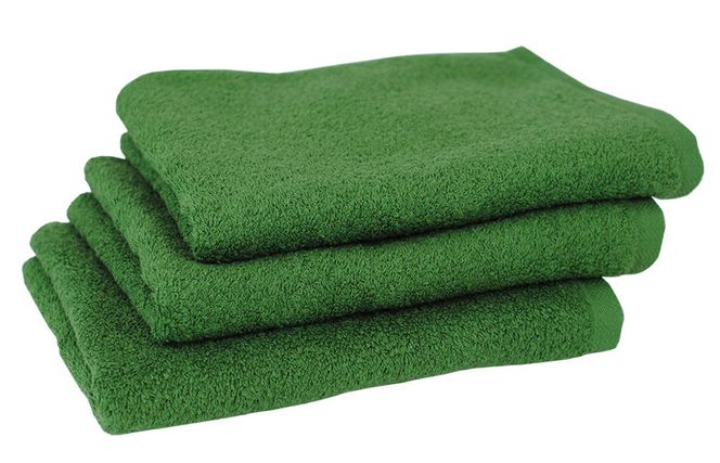 G2080-1 【圧倒的企業努力】コンパクトバスタオル モスグリーン3枚＜スピード発送＞