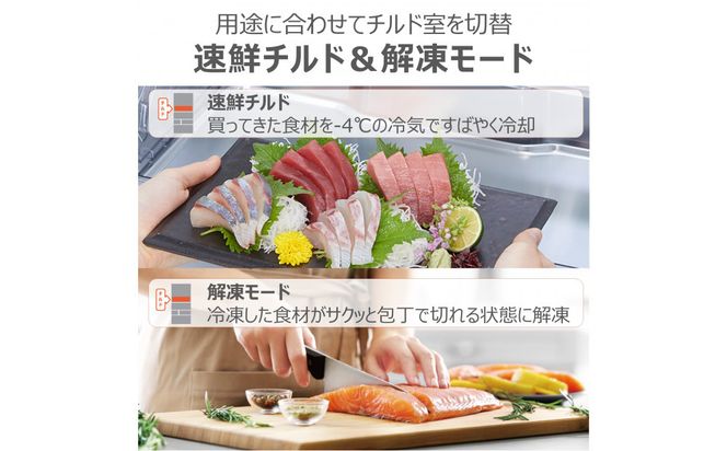 東芝　冷蔵庫【標準設置費込み】　501L　5ドア　左開き　冷凍冷蔵庫　GR-Y500GTML(WS) 141305_KV93