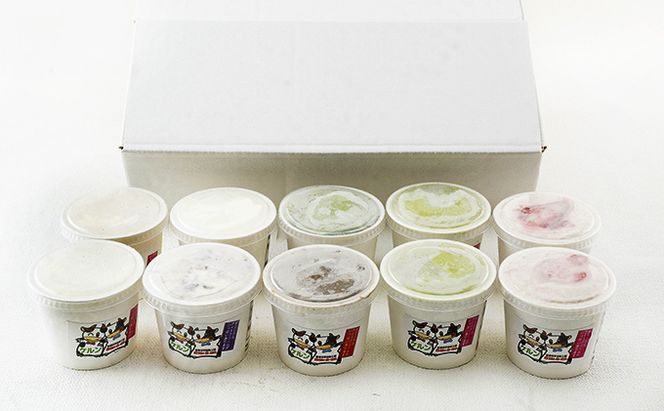 オリジナルジェラートアイス10個セット（7種） お菓子 カップ 