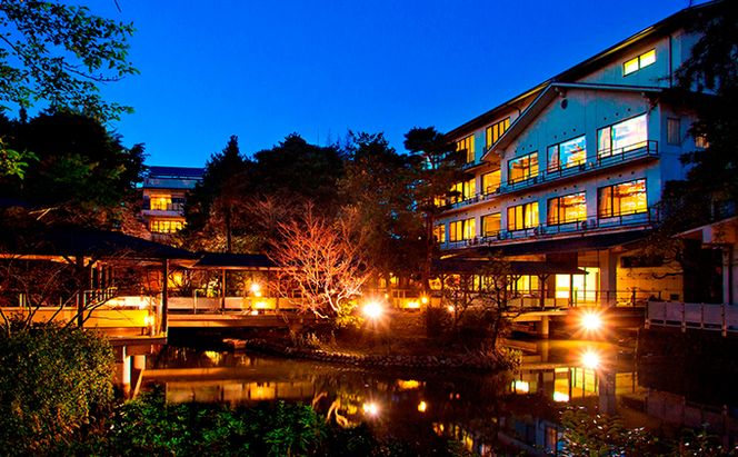 辰口温泉 まつさき【瑞雲棟 標準室】1泊2食付きペア宿泊券（2名様分） ユニットバス付（和室）