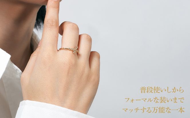K18 　ダイヤモンド　デザインリング　LC2023 255-003