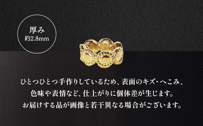 純金　K24　24金　ペンダントトップ（ミル）BQ-236