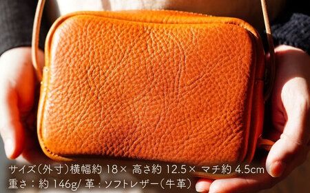 マカロンポシェット 糸島市 / LADIES＆GENTLEMEN [ADK064] 革製品 本革 革 レザー ポシェット スマホショルダー ショルダーバッグ 鞄