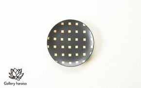 【沖縄のかわいい器】陶factory509 モノクロ皿／白四角