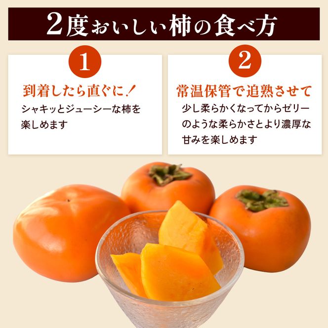 先行受付!　柿　種無し　赤秀品　大玉　5～6個　約2kg