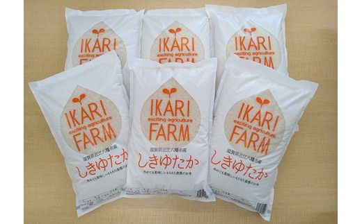 【新米　先行予約】令和8年産すっごいもちもち「しきゆたか」白米定期便　12カ月で5kgを6回お届け（2カ月に1回）【C074W】