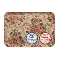 TATSU-CRAFT マグネットトレー L 39cm ヴィクトリアン オールドローズ すべり止め付き ［Tk1102］ 303446_DA90827