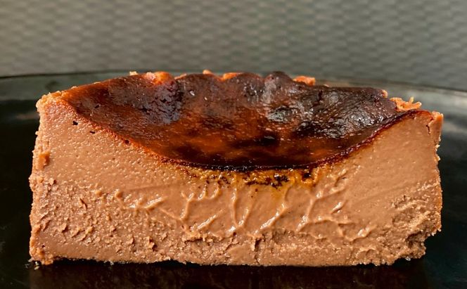 チョコバスクチーズケーキ　お菓子 スイーツ デザート おやつ 甘い 手作り チョコ チーズ ケーキ 新潟県 十日町市