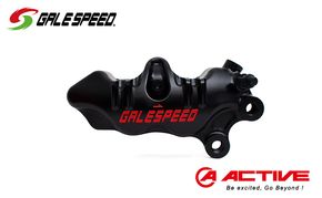 GALE SPEED エラボレート・フロント4Pキャリバー(アキシャル40mm) 右/SCMボルト仕様 ブラック バイク オートバイ パーツ 右キャリパー 
