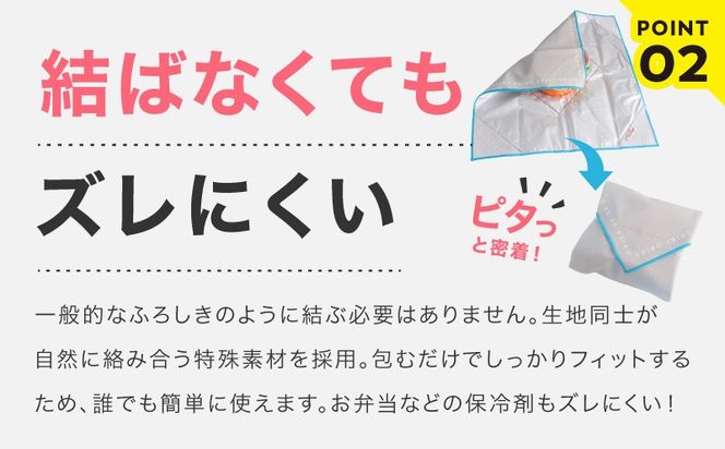 099H4979 ORIBA 保冷ふろしき40（小）ブルー【風呂敷 ふろしき 保冷バッグ エコバッグ 日用品 雑貨 鞄 かばん 夏 保冷 ALOHAS】