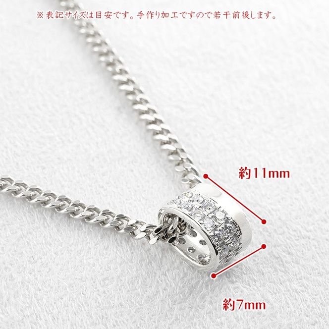 ペンダントトップ メンズ プラチナ リングペンダント ダイヤモンド 大ぶり 幅広 ネックレス チャーム ダイヤ 0.70カラット pt900 ジュエリー シンプル250717bd400dp SWAA361-pt