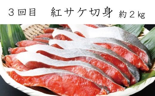 【全3回定期便】和歌山からお届け おさかな定期便　サバ・ウナギ・サケ【tkb131】