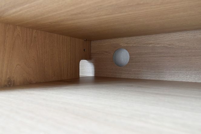 ビルネ 180 TVボード GY【グレー 完成品  真鍮 テレビ台 高級感 リビング収納】(H062377)