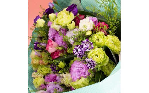 【CF-R7hbk】JJM006　《先行予約》芸西村特産 トルコギキョウ花束（約20本程度の花束）